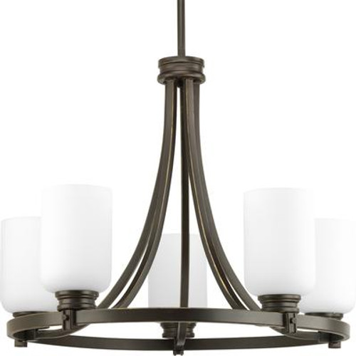 Orbit Collection Antique Bronze 5-light Chandelier