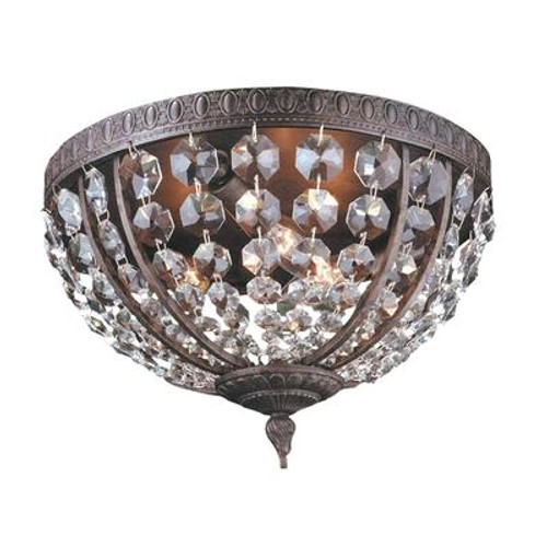 Bijoux Collection Flemish 3-Light 13 In. Flush mount