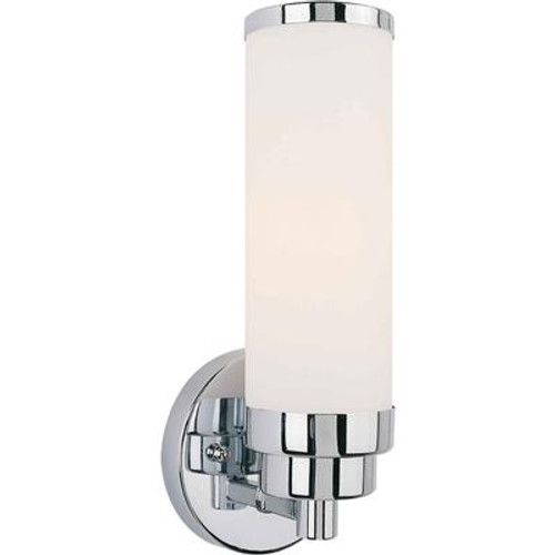 Burton 1 Light Wall Chrome  Incandescent Wall Sconce