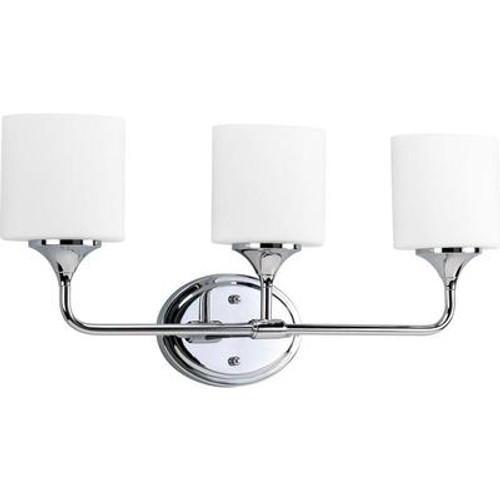 Lynzie Collection Chrome 3-light Wall Bracket