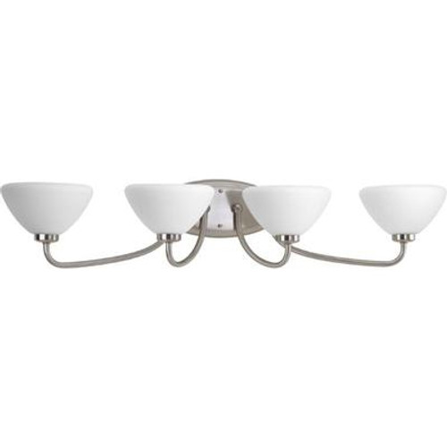 Rave Collection 4-light Brushed Nickel Bath Light