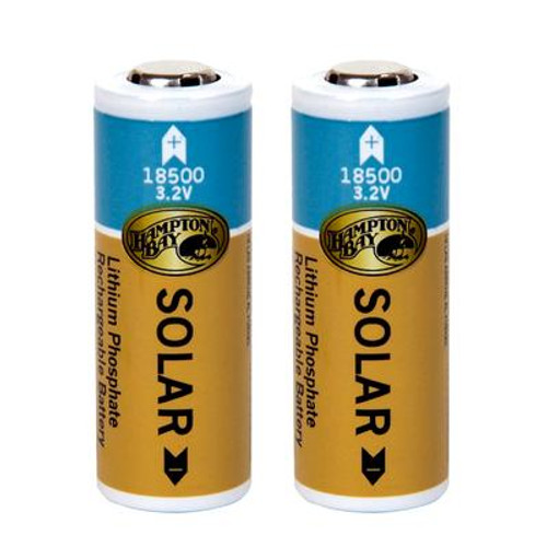 2PK 1000mAh Lithium Phosphate Solar Rechargeable Batteries