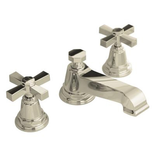 Pinstripe Pure Widespread Lavatory Faucet In Vibrant Polished Nickel