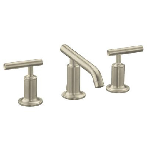 Purist Widespread Lavatory Faucet In Vibrant Brushed Nickel