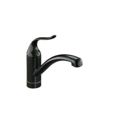 Coralais Decorator Kitchen Sink Faucet In Black Black