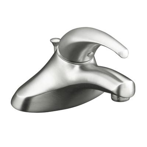 Coralais Single-Control Centerset Lavatory Faucet In Brushed Chrome