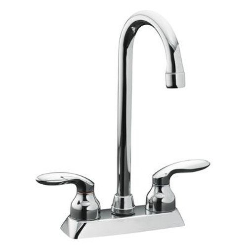 Coralais Entertainment Sink Faucet In Polished Chrome