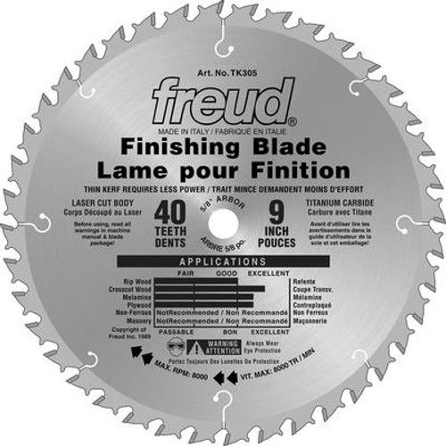 9 Inch Finishing Blade