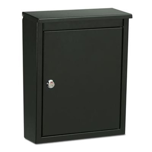 Chelsea Locking Wall Mount Mailbox Black