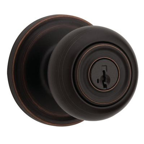 Phoenix Keyed Entry Knob; Venetian Bronze