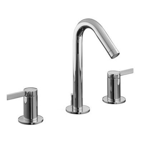 Stillness Widespread Lavatory Faucet In Polished Chrome