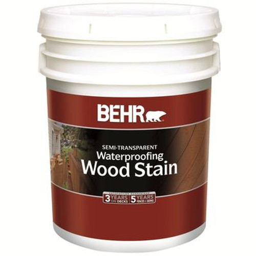 Semi-Transparent Deck; Fence & Siding Wood Stain - Tint Base; 17.7L