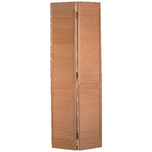 Clear Pine Full Louver Bifold 36in x 80in