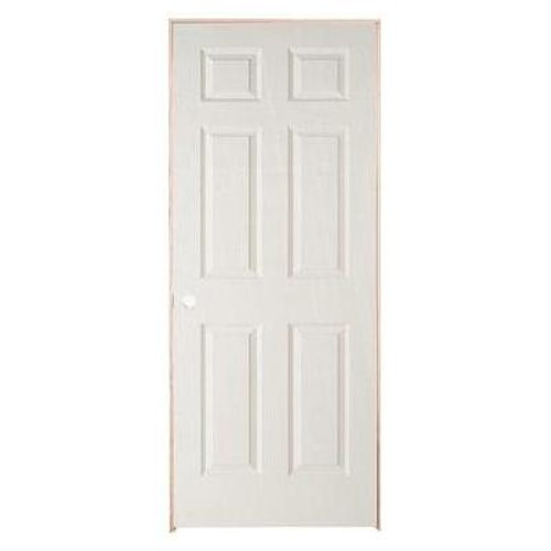 6 Panel Textured Pre-Hung Door 24in x 80in - RH