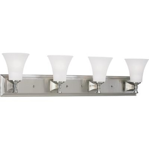 Fairfield Collection Brushed Nickel 4-light Wall Bracket