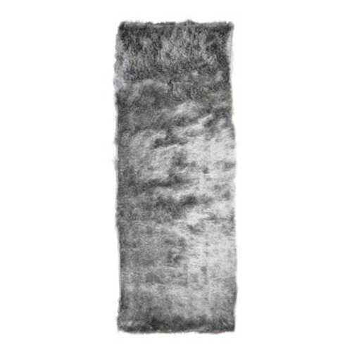 Silky Grey 2 Ft. x 8 Ft. Area Rug