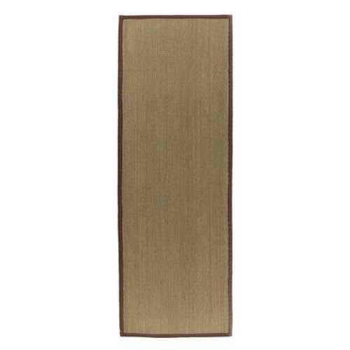 Natural Seagrass Bound Brown #39 2 Ft. 6 In. x 8 Ft. Area Rug