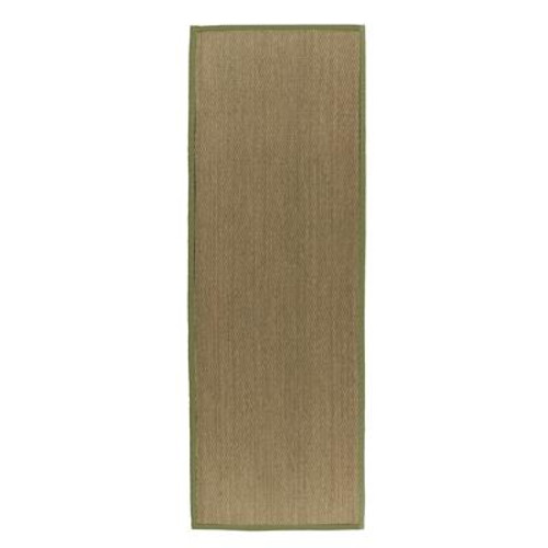 Natural Seagrass Bound Moss #62 2 Ft. 6 In. x 8 Ft. Area Rug