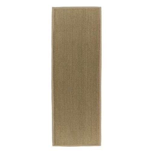 Natural Seagrass Bound Tan #59 2 Ft. 6 In. x 8 Ft. Area Rug