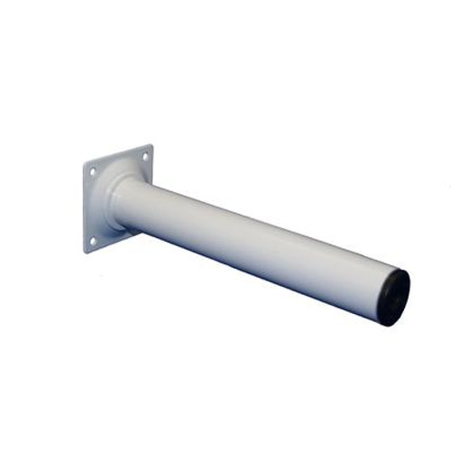 Metal Leg White 1-3/16 In. x 1-3/16 In. x 8 In.