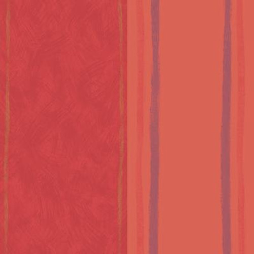 20.5 In. W Red Large Graphic Stripe Wallpaper