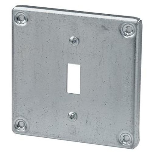4 In. Square Cover Toggle Switch