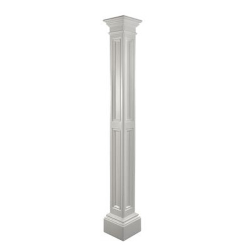Liberty Lamp Post in White (Decorative Post Only)
