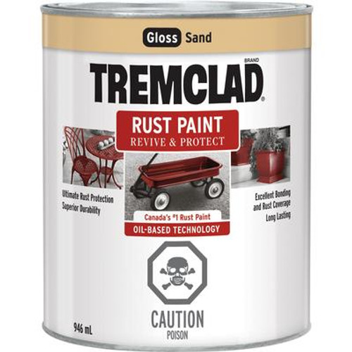 Tremclad Rust Paint Sand 946Ml