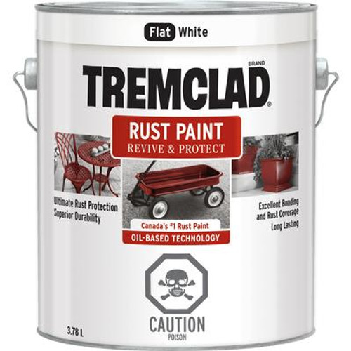 Rust Paint - Flat White (3.78L)