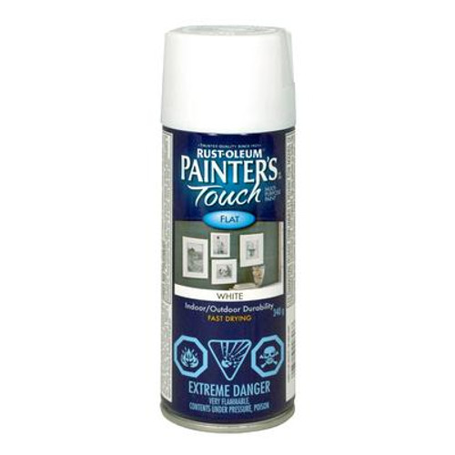 Painter's Touch Multi-Purpose Paint - Flat White (340g Aerosol)