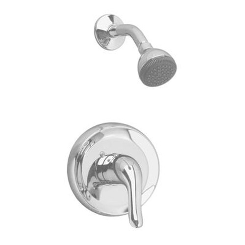 Colony Soft Shower Only Trim Kit with Easy Clean Showerhead and Shower Arm in Satin Nickel
