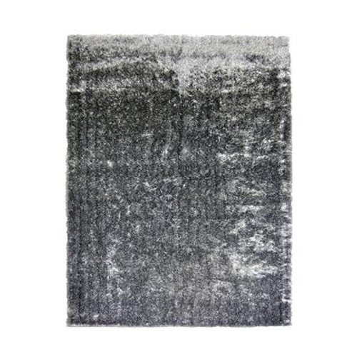 Salt & Pepper Silk Reflections 5 Ft. x 7 Ft. 6 In. Area Rug