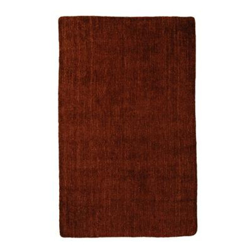 Rust Fleece 8 Ft. x 10 Ft. Area Rug