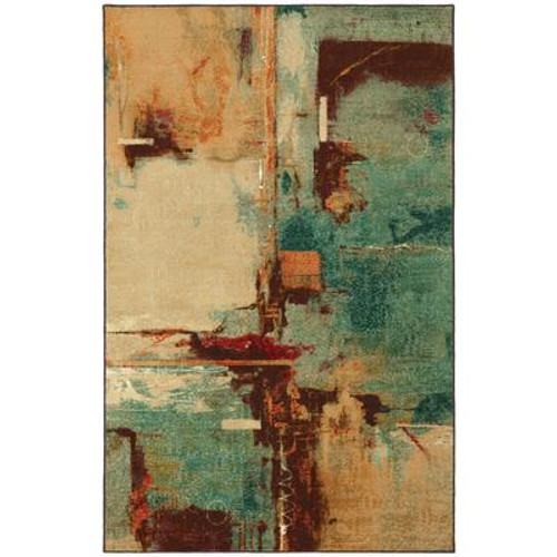 Select Strata Aqua Fusion 8 Ft. x 10 Ft. Area Rug