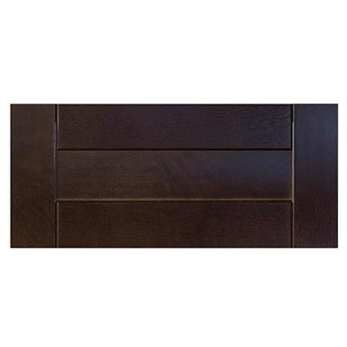 Wood Drawer front Barcelona 17 3/4 x 7 1/2 Choco