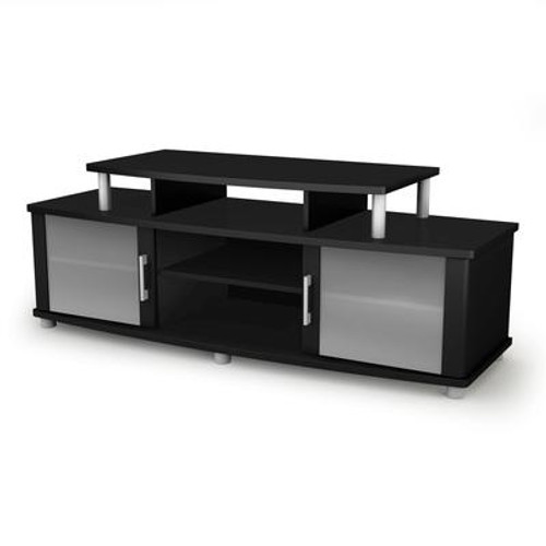 South Shore City Life TV Stand Pure Black