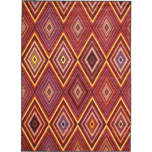 Chroma Red&nbsp; Rug - 4 Ft. 7 In. x 6 Ft. 3 In.