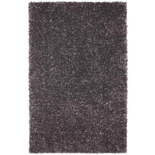 Shimmer Shag Graphite  5 Ft. x 8 Ft. Area Rug