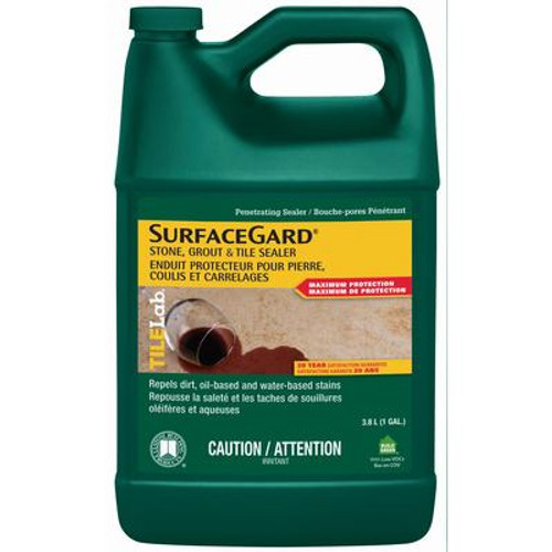 TileLab SurfaceGard Stone; Grout & Tile Sealer - Gallon