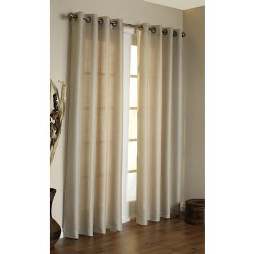 Oxford Curtain; Taupe - 54 Inches X 95 Inches