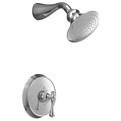 Revival Rite-Temp Pressure-Balancing Shower Faucet Trim; Valve Not Included In Polished Chrome