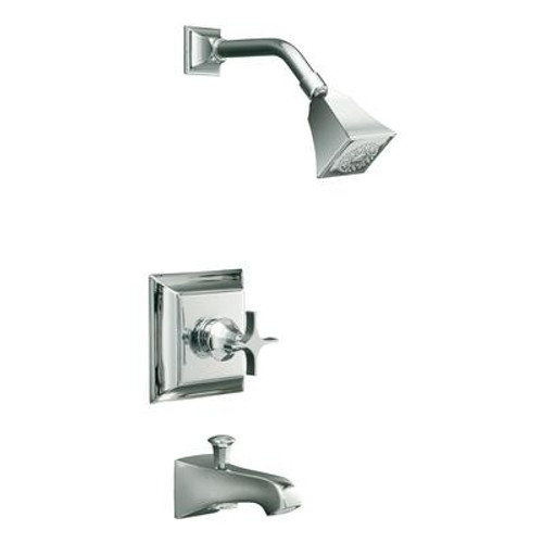 Memoirs Rite-Temp Pressure-Balancing Bath And Shower Faucet Trim With Stately Design; Valve Not Included In Polished Chrome