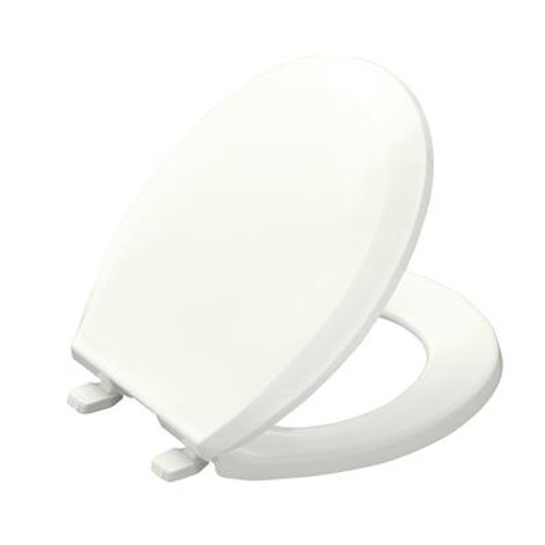 Lustra(Tm) Round; Closed-Front Toilet Seat in White