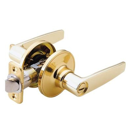 Polished Brass Olympic Privacy Lever