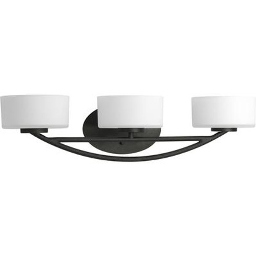 Calven Collection Forged Black 3-light Vanity Fixture