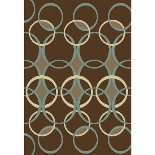Madera Design Brown 3 Ft. 9 In. x 5 Ft. 2 In. Area Rug