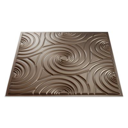 Typhoon Argent Bronze Ceiling Tile - 2x2
