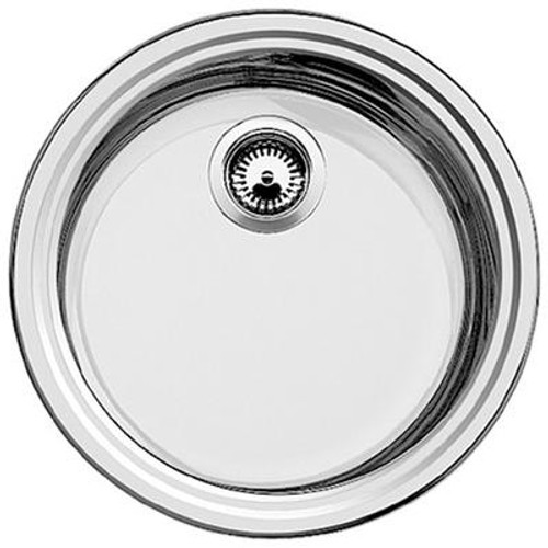 Round Topmount Stainless Steel Bar Sink