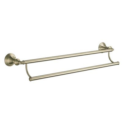 Devonshire 24 Inch Double Towel Bar in Vibrant Brushed Bronze