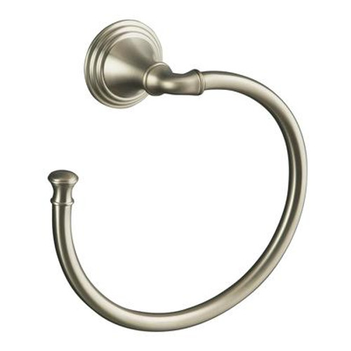 Devonshire Towel Ring in Vibrant Brushed Nickel